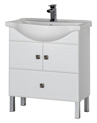 Тумба с раковиной Aquanet Стайл 75 с нижним ящиком