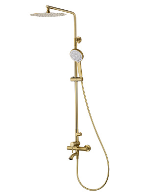 Душевая система WONZON & WOGHAND TOR, Брашированное золото WW-88047073-BG
