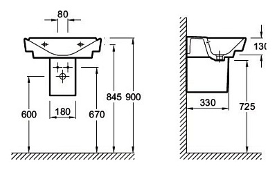 Раковина Jacob Delafon Reve E4802
