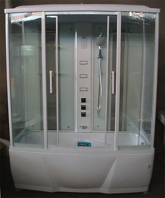 Душевой бокс Triton Альфа (стекло с гориз. полосками)