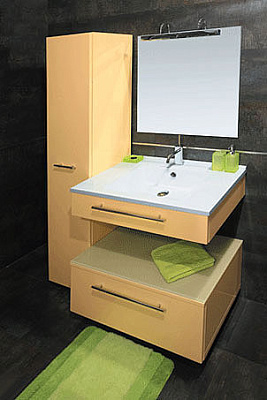 Тумба De Aqua Квадро 90 подкатная