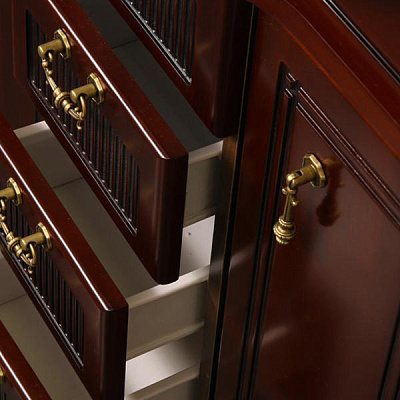 Мебель для ванной Aquanet Луис 90 темный орех