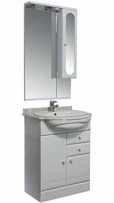 Зеркало-шкаф Aquanet Марсель 60