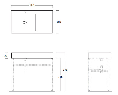 Раковина Simas Frozen FZ 11