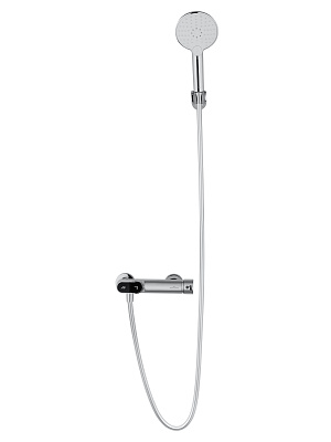 Смеситель для душа с встроенным изливом WONZON & WOGHAND MUSE Corno, Хром WW-A30902-CR