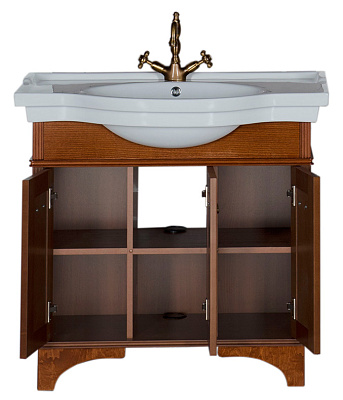 Тумба с раковиной Aquanet Николь 90