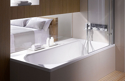 Стальная ванна Bette Ocean 8856 перелив сзади