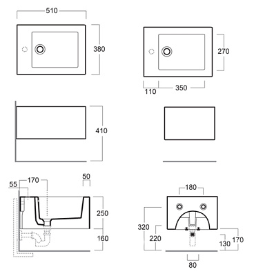 Биде подвесное Simas Frozen FZ 19