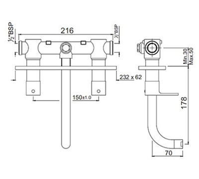 Смеситель для раковины Jaquar Lyric LYR-CHR-38433