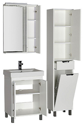 Зеркало-шкаф Aquanet Гретта 60 белый