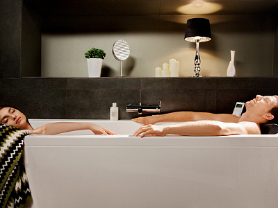 Смеситель Am.Pm Awe F1510000 для ванны с душем