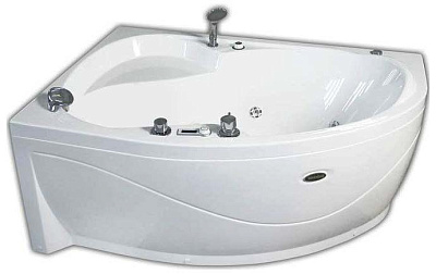 Акриловая ванна Радомир Амелия chrome левая
