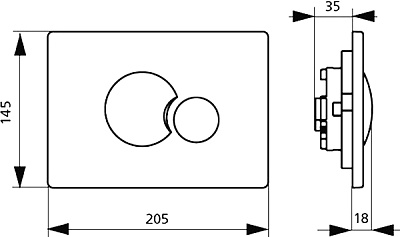Кнопка управления Sanit 16.706.81.0000