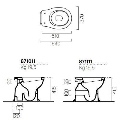 Унитаз-компакт GSI Classic