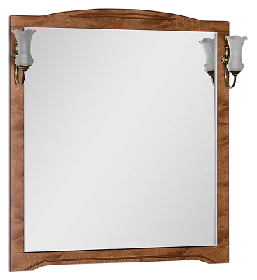 Зеркало Aquanet Луис 100 NEW темный орех