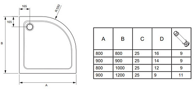 Поддон для душа Jacob Delafon FLIGHT E62443-00