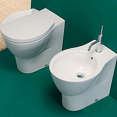 Биде напольное Hatria Nido пристенное