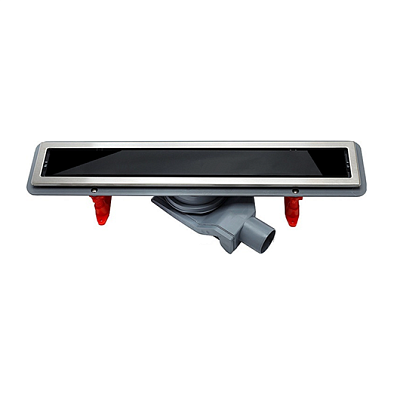 Confluo Premium With Black Glass Line 550 Линейный трап PESTAN