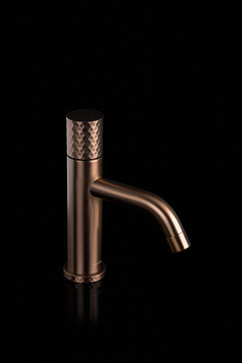 Смеситель Boheme STICK для умыв. COPPER BRUSHED DIAMOND 121-CB