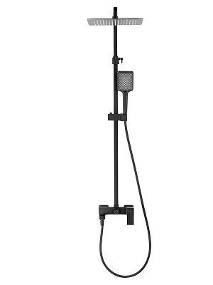 Душевая система WONZON & WOGHAND CUBE, Черный матовый WW-88739016-MB