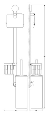 Стойка Artwelle Harmonie HAR 055
