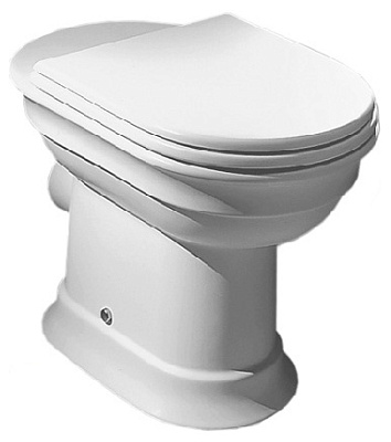 Унитаз приставной Hatria Dolcevita BR вертикальный выпуск