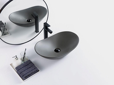 Раковина BelBagno BB1404-H311 накладная