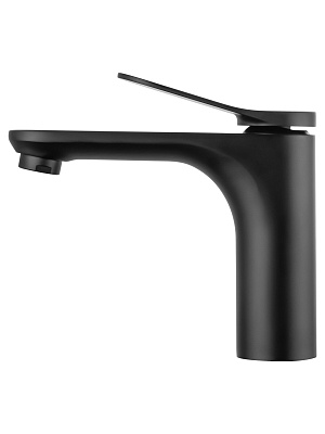 Смеситель для раковины WONZON & WOGHAND, Черный матовый WW-A40482-MB