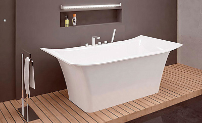 Ванна из литьевого мрамора Romance Collection Arna 162x82