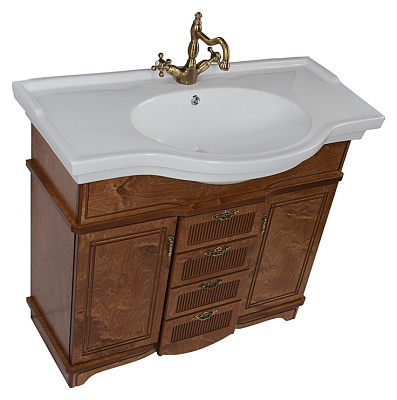 Мебель для ванной Aquanet Луис 100 NEW темный орех