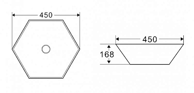 Раковина BelBagno BB1140 накладная