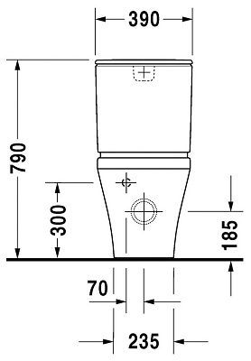 Унитаз-компакт Duravit DuraStyle 215509