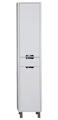 Шкаф-пенал Aquanet Гретта белый