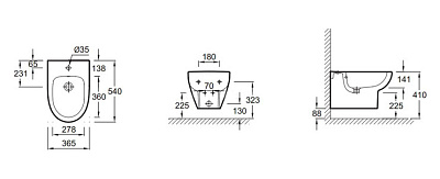 Биде подвесное Jacob Delafon Odeon Up E4765