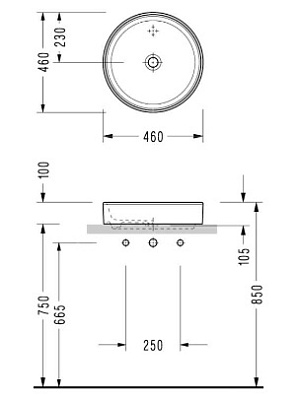 Рукомойник Serel 2025