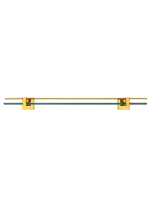 Стеклянная полка для ванной WONZON & WOGHAND POLO, Темное золото WW-8927-DG