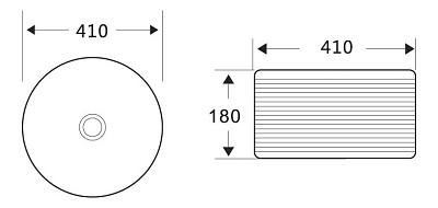 Раковина BelBagno BB1420 накладная