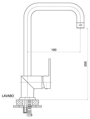 Смеситель GPD Nova MTE35 для кухонной мойки