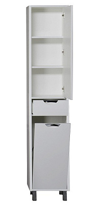 Шкаф-пенал Aquanet Гретта белый