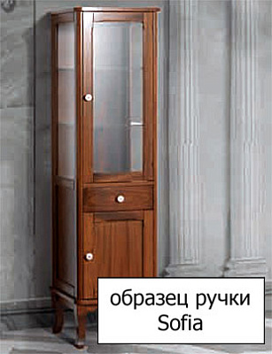 Шкаф-пенал Tiffany World Sofia 4219 tinta moka SX