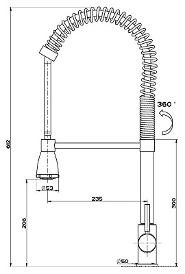 Смеситель Reginox Parana K780K для кухонной мойки