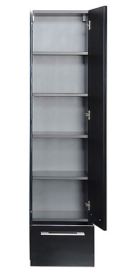 Шкаф-пенал Aquanet Нота черный