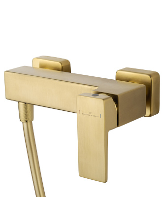 Смеситель для душа WONZON & WOGHAND CUBE 2.0, Брашированное золото WW-88048068-BG