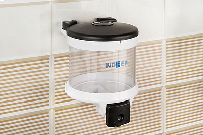Дозатор для мыла пластиковый Nofer BASIC 03019 для мыла пластиковый Nofer BASIC 03018.W