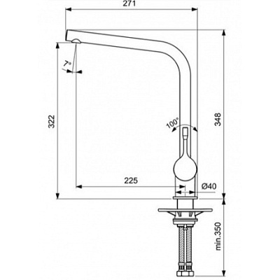 Смеситель для кухни Ideal Standard Ceralook BC174GN