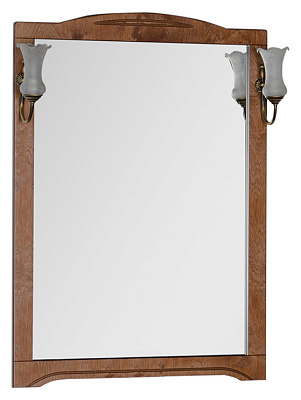 Зеркало Aquanet Луис 80 NEW темный орех