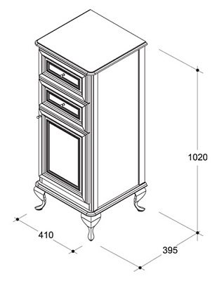 Тумба Caprigo Фреско R