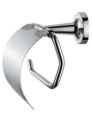 Держатель для туалетной бумаги с крышкой WONZON & WOGHAND SIMPLE, Хром WW-6526