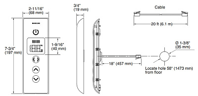 Термостат Jacob Delafon DTV Prompt 527D-1CP для ванны / душа