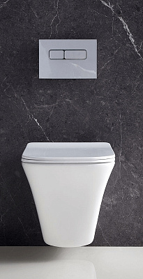 Чаша для унитаза подвесного BelBagno Marmi BB052CHR